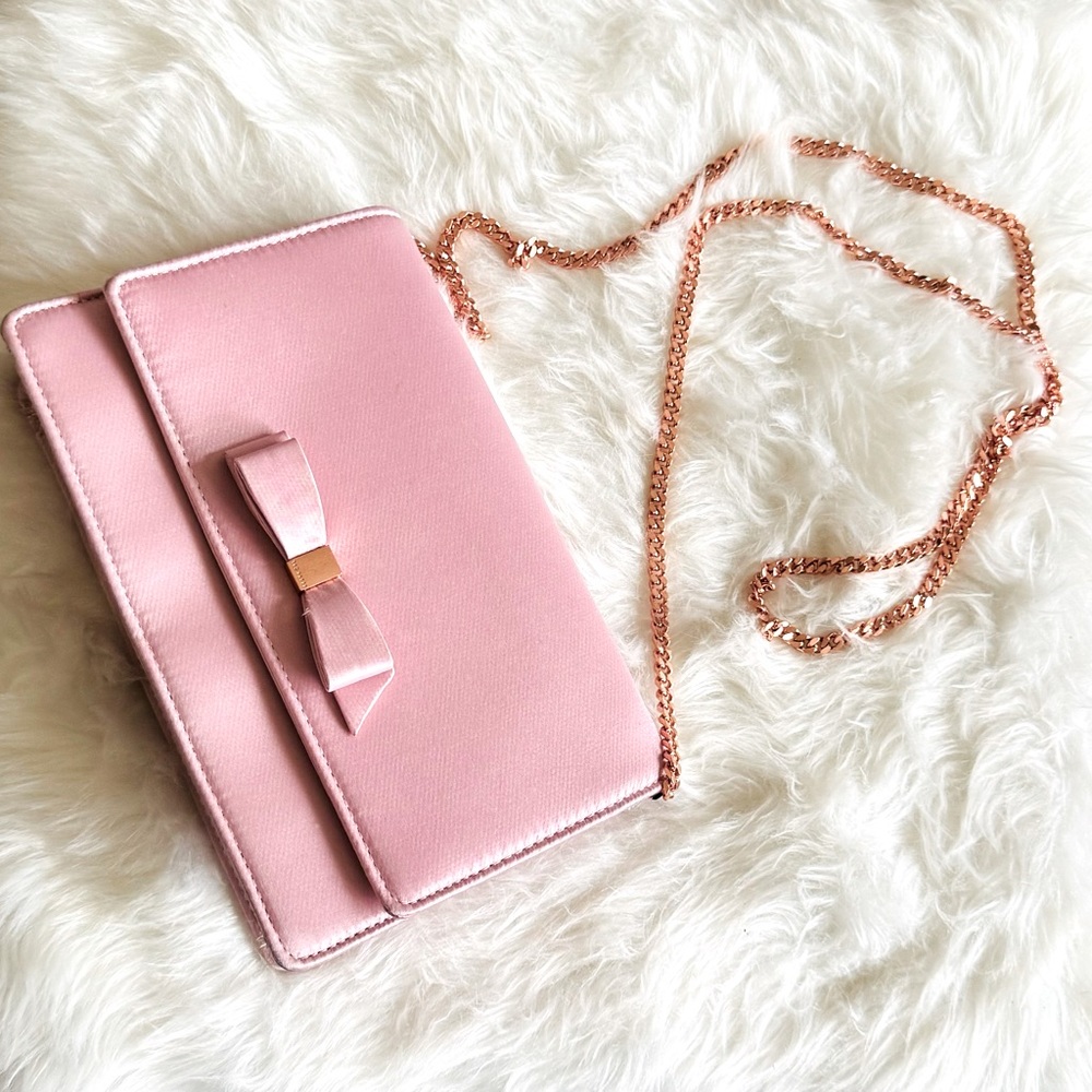 Ted Baker Pink Crossbody Chain Bag
